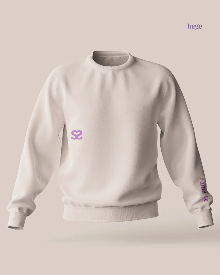 Posts-Sweats-Bege Swearshirt Edição Especial SelfCare 2025 - Image 1