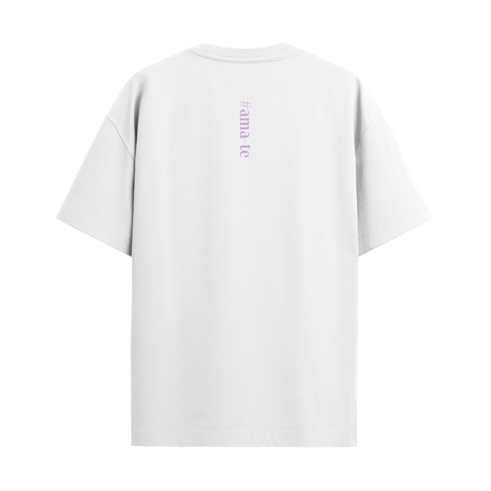 T-Shirt SelfCare: Branco - Lilás - Image 3