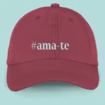 Boné #ama-te Bordeaux