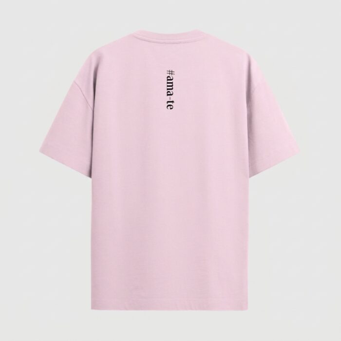 T-Shirt SelfCare: Rosa - Preto - Image 3