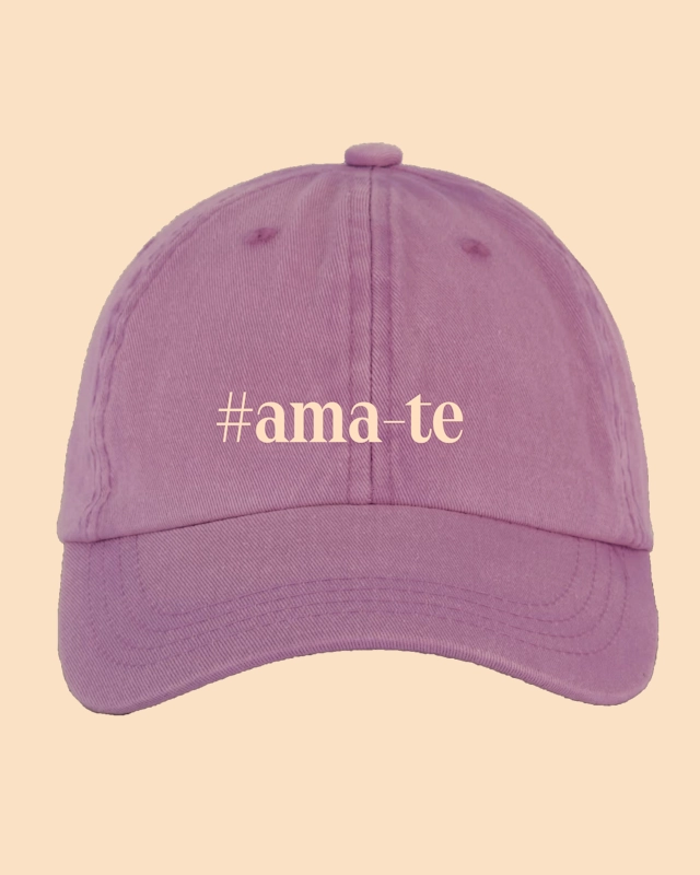 Lilac_Cap Boné #ama-te Lilás - Image 1