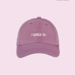 Boné #ama-te Rosa Escuro
