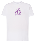 T-Shirt SelfCare "I SAY YES" lilás