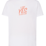 T-Shirt SelfCare "I SAY YES" salmão