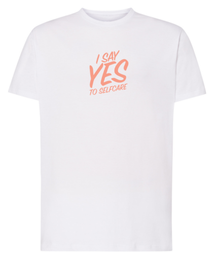 T-Shirt SelfCare "I SAY YES" salmão