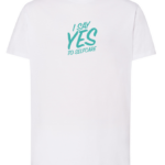 T-Shirt SelfCare "I SAY YES" verde