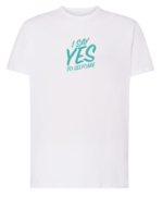 T-Shirt SelfCare "I SAY YES" verde
