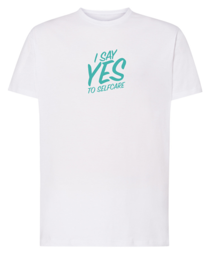 T-Shirt SelfCare "I SAY YES" verde